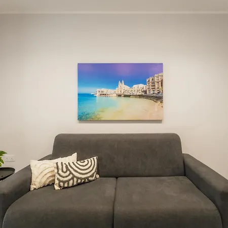 New - Only Unit 2, Modern 2-bedroom With Common Heated Jacuzzi By Sf Homes San Ġiljan